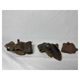 (3) Vintage Leather Corn Huskers