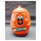 Vintage mars milkyway bar plastic pumpkin 8' tall