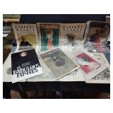 Assorted antique magazines, ladies home journal