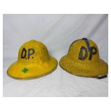 Vintage Yellow  'D.P.' for 'Defense Passive'