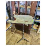 Antique Cast Iron Barber Tray 35'H