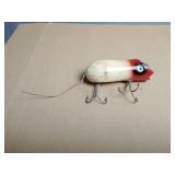 Vintage wooden Marty's mighty mouse fishing lure