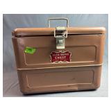 Little Brown chest ice box /cooler