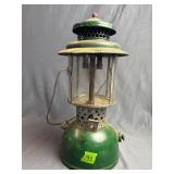 Coleman double mantle lantern, Pyrex glass