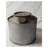 Vintage Metal Water Can 9'D×8'H
