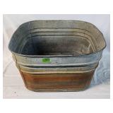 Metal Wash Tub 21.5'×11.5'