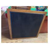 Wood Card game table with padded inlay top 34.25'