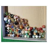Marble assortment including shooters