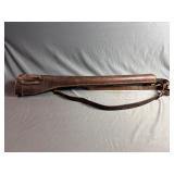 Gustav Reinhardt Berlin leather gun scabbard