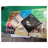 Vinyl record assortment