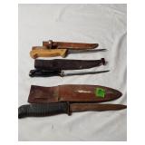 (3)Knives & Sheathing