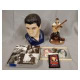 Elvis ceramic silhouette 8', Avon Elvis figurine