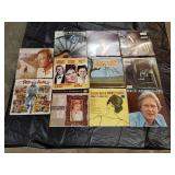 Vinyl record assortment,Connie Francis,Patsi Cline