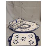 3- Temp-Tations Old World ceramic dishes