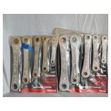 2-:Craftsman box end ratchet wrench sets