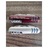 2 K and R woodcraft multi purpose knives
