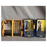 Irwin drill bit set, DeWalt drill bit set