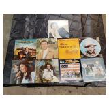 9 assorted vinyl records including