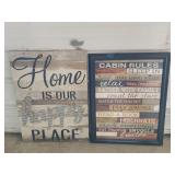 Home is our happy place sign 20'x26'