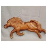 Chalkware horse, some damage 17'x10'