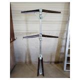 Hangaway folding drying rack