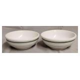 2- Wellsville china bowls 6'x2'