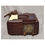 Bakelite zenith vacuum tube radio