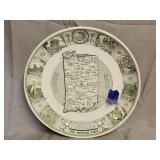 Indiana 'The Hoosier State' plate 10'