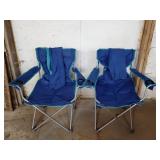 2- Folding camp chairs