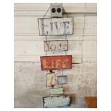 Live life in the moment sign 38'