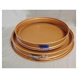 Copper Chef crisper pans 12', 15'