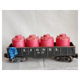 Lionel rail car with air activated container cargo