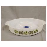 Anchor Hocking meadow green dish 9'