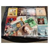 Assorted vinyl records inc. signed jimmy ellis