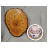 Wood clock 13'x18', religious clock 10'