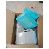 Plastic storage containers