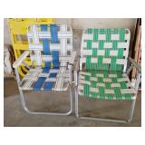 2- Folding lawn chairs
