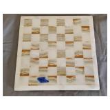 Marble chess board, board only 14'x14'