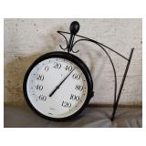 Springfield clock, wall mount, glass front 8'