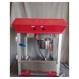 Table top popcorn popping machine, powers on