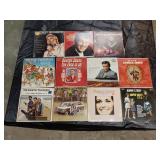 11 assorted vinyl records including, signed