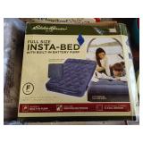 Eddie Bauer full size insta bed, unknown condition