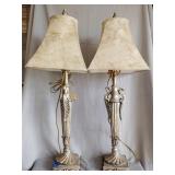 2- Table lamps 34'