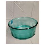 Colored glass bowl 9'x4'