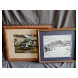 Charles Roy Smith canvas in frame 17'x16'