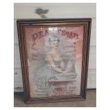 Pear's Soap framed advertisement 21'x28'