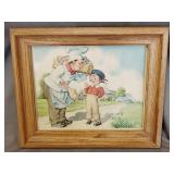 Simple Simon framed print 11'x12'