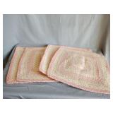 4- Crochet placemats 14'x14'