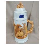 Ceramic stein, some damage 16'
