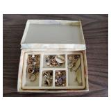 Assortment of gold tones jewelry